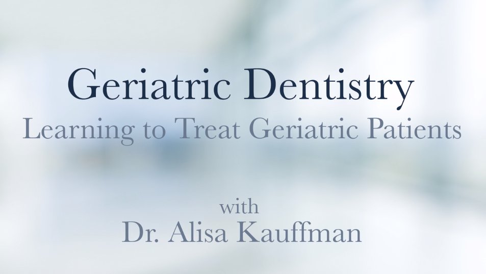 Treating Geriatric Patients